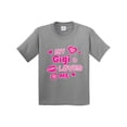 thumbnail image 1 of Inktastic Valentine's Day My Gigi Loves Me Hearts and Lips Youth T-Shirt, 1 of 5