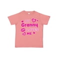 thumbnail image 1 of Inktastic Valentine's Day My Granny Loves Me Hearts and Lips Boys or Girls Toddler T-Shirt, 1 of 5