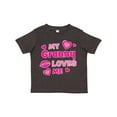 thumbnail image 1 of Inktastic Valentine's Day My Granny Loves Me Hearts and Lips Boys or Girls Toddler T-Shirt, 1 of 5