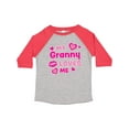 thumbnail image 1 of Inktastic Valentine's Day My Granny Loves Me Hearts and Lips Boys or Girls Toddler T-Shirt, 1 of 5