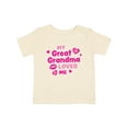 thumbnail image 1 of Inktastic Valentine's Day My Great Grandma Loves Me Hearts and Lips Boys or Girls Baby T-Shirt, 1 of 5