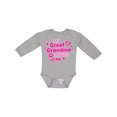 thumbnail image 1 of Inktastic Valentine's Day My Great Grandma Loves Me Hearts and Lips Boys or Girls Long Sleeve Baby Bodysuit, 1 of 5