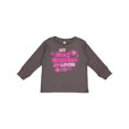 thumbnail image 1 of Inktastic Valentine's Day My Great Grandma Loves Me Hearts and Lips Boys or Girls Long Sleeve Toddler T-Shirt, 1 of 5