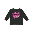 thumbnail image 1 of Inktastic Valentine's Day My Great Grandma Loves Me Hearts and Lips Boys or Girls Long Sleeve Toddler T-Shirt, 1 of 5