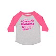 thumbnail image 1 of Inktastic Valentine's Day My Great Grandma Loves Me Hearts and Lips Boys or Girls Toddler T-Shirt, 1 of 5