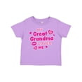 thumbnail image 1 of Inktastic Valentine's Day My Great Grandma Loves Me Hearts and Lips Boys or Girls Toddler T-Shirt, 1 of 5