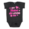 thumbnail image 1 of Inktastic Valentine's Day My Nana Loves Me Hearts and Lips Boys or Girls Baby Bodysuit, 1 of 5