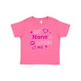 thumbnail image 1 of Inktastic Valentine's Day My Nana Loves Me Hearts and Lips Boys or Girls Baby T-Shirt, 1 of 5