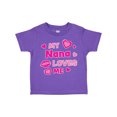 thumbnail image 1 of Inktastic Valentine's Day My Nana Loves Me Hearts and Lips Boys or Girls Toddler T-Shirt, 1 of 5