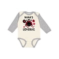 thumbnail image 1 of Inktastic Valentine's Day Nana's Lovebug Boys or Girls Long Sleeve Baby Bodysuit, 1 of 5