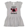 thumbnail image 1 of Inktastic Valentine's Day Nana's Lovebug Girls Toddler Dress, 1 of 5