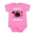 thumbnail image 1 of Inktastic Valentine's Day Papa's Lovebug Boys or Girls Baby Bodysuit, 1 of 5