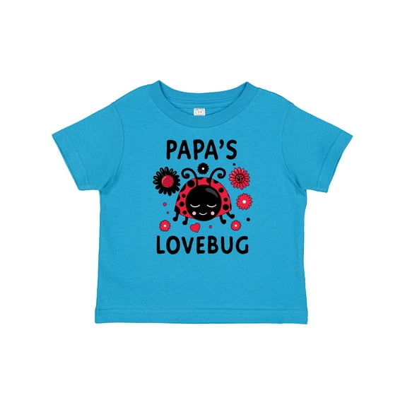 Inktastic Valentine's Day Papa's Lovebug Boys or Girls Baby T-Shirt