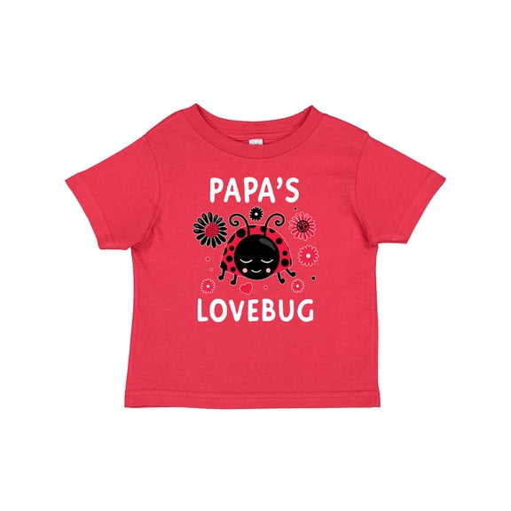 Inktastic Valentine's Day Papa's Lovebug Boys or Girls Baby T-Shirt