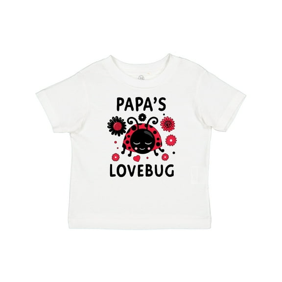 Inktastic Valentine's Day Papa's Lovebug Boys or Girls Baby T-Shirt