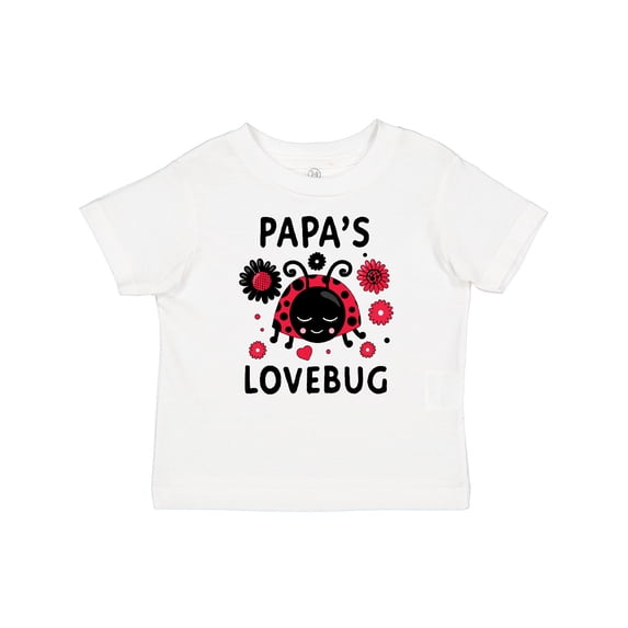 Inktastic Valentine's Day Papa's Lovebug Boys or Girls Baby T-Shirt