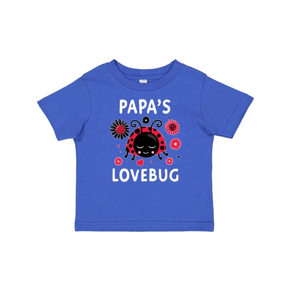 Inktastic Valentine's Day Papa's Lovebug Boys or Girls Baby T-Shirt