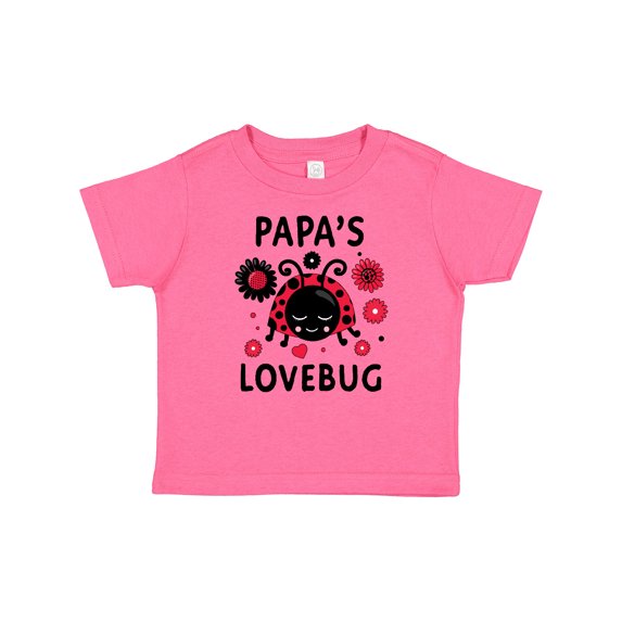 Inktastic Valentine's Day Papa's Lovebug Boys or Girls Baby T-Shirt