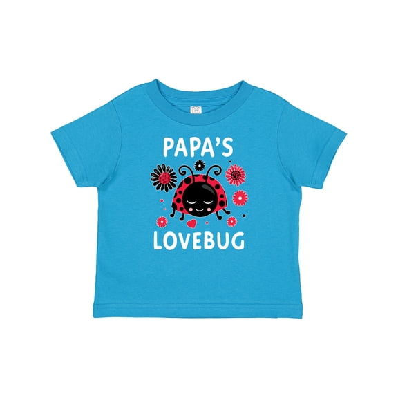 Inktastic Valentine's Day Papa's Lovebug Boys or Girls Baby T-Shirt