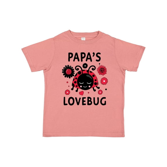 Inktastic Valentine's Day Papa's Lovebug Boys or Girls Toddler T-Shirt