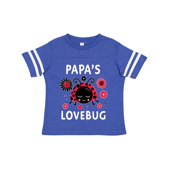 Inktastic Valentine's Day Papa's Lovebug Boys or Girls Toddler T-Shirt