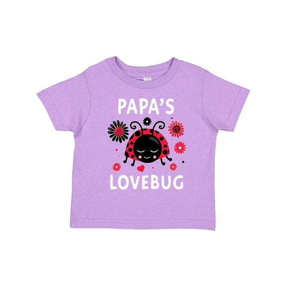 Inktastic Valentine's Day Papa's Lovebug Boys or Girls Toddler T-Shirt
