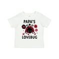 thumbnail image 1 of Inktastic Valentine's Day Papa's Lovebug Boys or Girls Toddler T-Shirt, 1 of 5