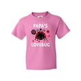 thumbnail image 1 of Inktastic Valentine's Day Papa's Lovebug Youth T-Shirt, 1 of 5