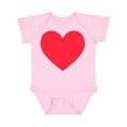thumbnail image 1 of Inktastic Valentine's Day Red Heart Boys or Girls Baby Bodysuit, 1 of 5