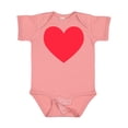 thumbnail image 1 of Inktastic Valentine's Day Red Heart Boys or Girls Baby Bodysuit, 1 of 5