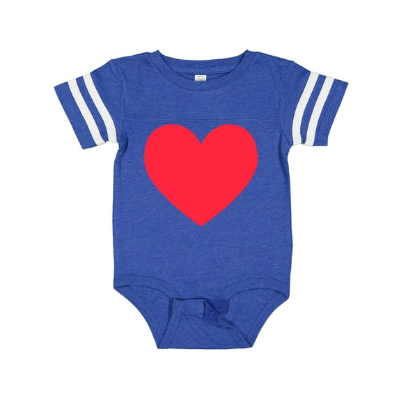 Inktastic Valentine's Day Red Heart Boys or Girls Baby Bodysuit