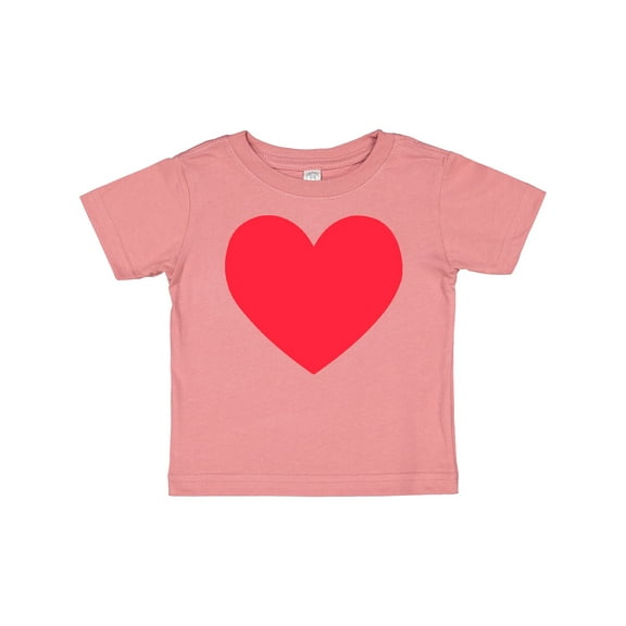 Inktastic Valentine's Day Red Heart Boys or Girls Baby T-Shirt