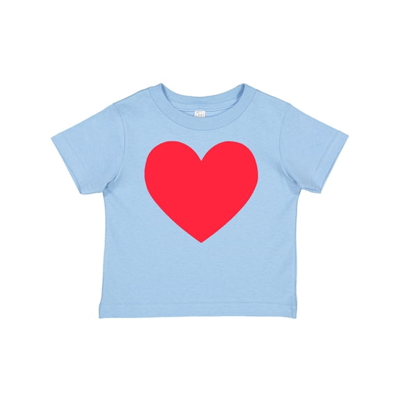 Inktastic Valentine's Day Red Heart Boys or Girls Baby T-Shirt