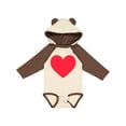 thumbnail image 1 of Inktastic Valentine's Day Red Heart Boys or Girls Long Sleeve Baby Bodysuit, 1 of 5