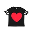 thumbnail image 1 of Inktastic Valentine's Day Red Heart Boys or Girls Toddler T-Shirt, 1 of 5
