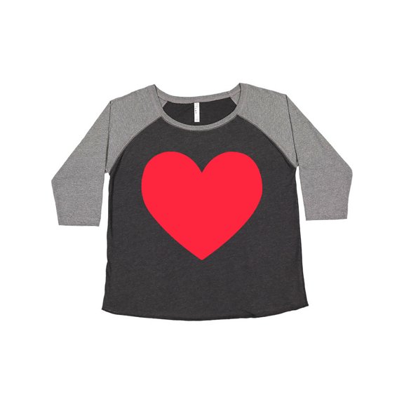 Inktastic Valentine's Day Red Heart Women's Plus Size T-Shirt