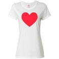 thumbnail image 1 of Inktastic Valentine's Day Red Heart Women's T-Shirt, 1 of 5