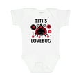 thumbnail image 1 of Inktastic Valentine's Day Titi's Lovebug Boys or Girls Baby Bodysuit, 1 of 5