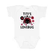 Inktastic Valentines Day Titis Lovebug Boys or Girls Baby Bodysuit