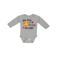 thumbnail image 1 of Inktastic Valentine's Day You Stole a Pizza of My Heart Boys or Girls Long Sleeve Baby Bodysuit, 1 of 5