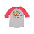 thumbnail image 1 of Inktastic Valentine's Day You Stole a Pizza of My Heart Boys or Girls Toddler T-Shirt, 1 of 5