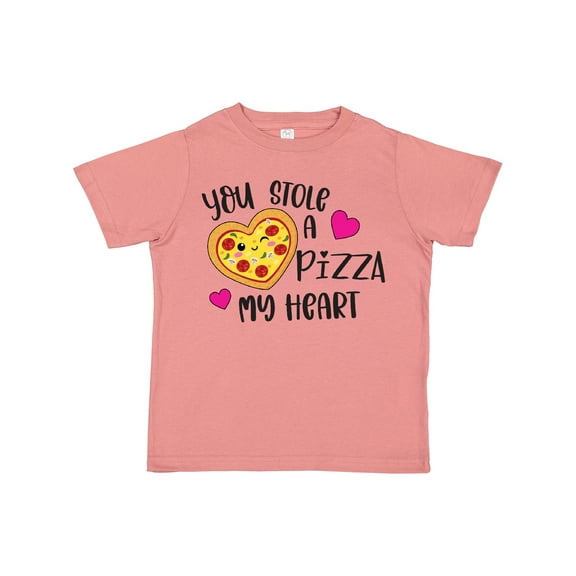 Inktastic Valentine's Day You Stole a Pizza of My Heart Boys or Girls Toddler T-Shirt