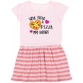 thumbnail image 1 of Inktastic Valentine's Day You Stole a Pizza of My Heart Gift Toddler Girl Dress, 1 of 4