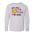 thumbnail image 1 of Inktastic Valentine's Day You Stole a Pizza of My Heart Long Sleeve Youth T-Shirt, 1 of 5