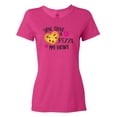 thumbnail image 1 of Inktastic Valentine's Day You Stole a Pizza of My Heart Women's T-Shirt, 1 of 5