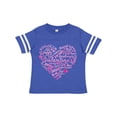 thumbnail image 1 of Inktastic Valentine words in pink Boys or Girls Toddler T-Shirt, 1 of 5