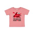 thumbnail image 1 of Inktastic Valentines Day Airplane Hearts Boys or Girls Baby T-Shirt, 1 of 5