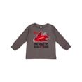 thumbnail image 1 of Inktastic Valentines Day Airplane Hearts Boys or Girls Long Sleeve Toddler T-Shirt, 1 of 5