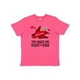 thumbnail image 1 of Inktastic Valentines Day Airplane Hearts Youth T-Shirt, 1 of 5