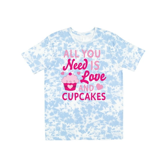 Inktastic Valentines Day All You Need is Love and Cupcakes T-Shirt